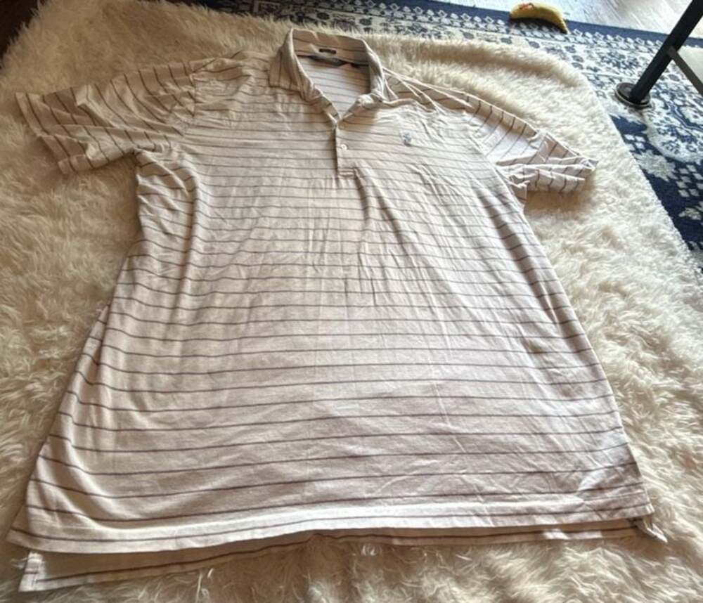 Polo Golf Ralph Lauren Stretch Lisle Striped Polo Shirt
